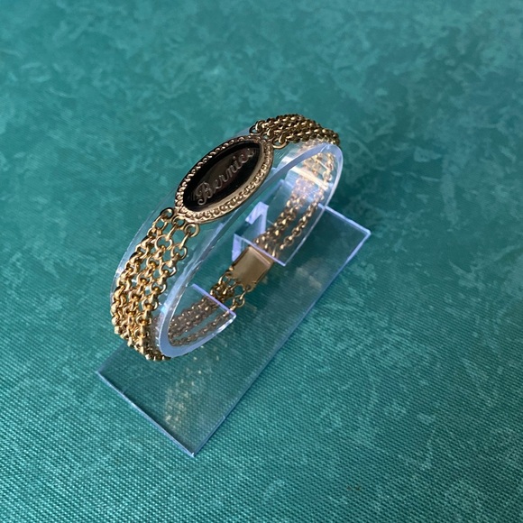 Vintage Jewelry - Gold Tone “Bernice” Bracelet - 119